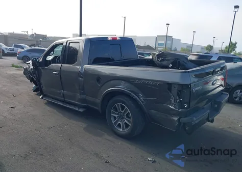2016 Ford F150 Super Cab из США, поврежденный, VIN 1FTEX1CP6GKE74596